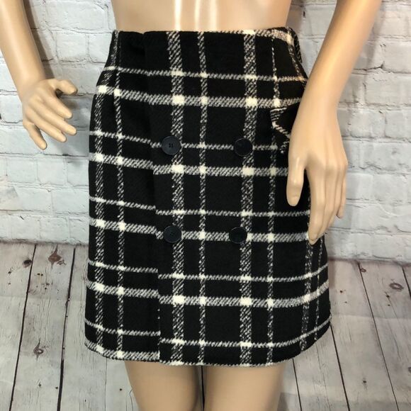 Romeo & Juliet Couture Checkered Mini Skirt M NWT - Picture 2 of 8